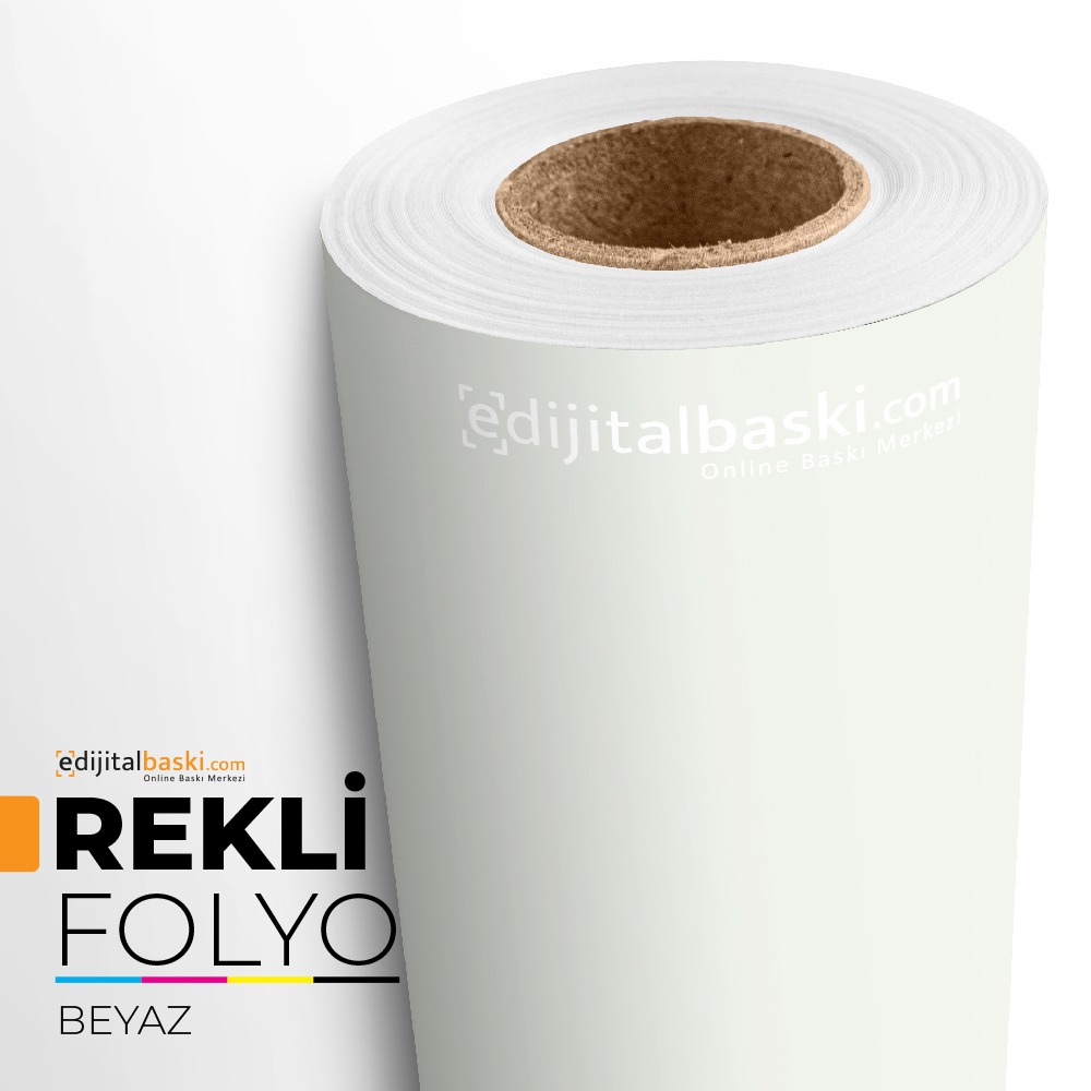 Beyaz Renkli Folyo Düz Kendinden Yapışkanlı